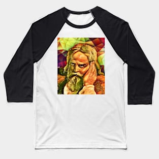 Snorri Sturluson Snow Portrait | Snorri Sturluson Artwork 15 Baseball T-Shirt